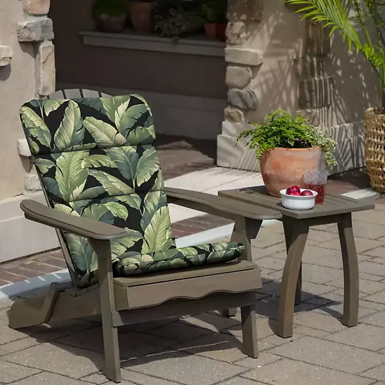 Kirklands Home Outdoor Cushions & Pillows|Onyx Cebu Outdoor Adirondack Cushion