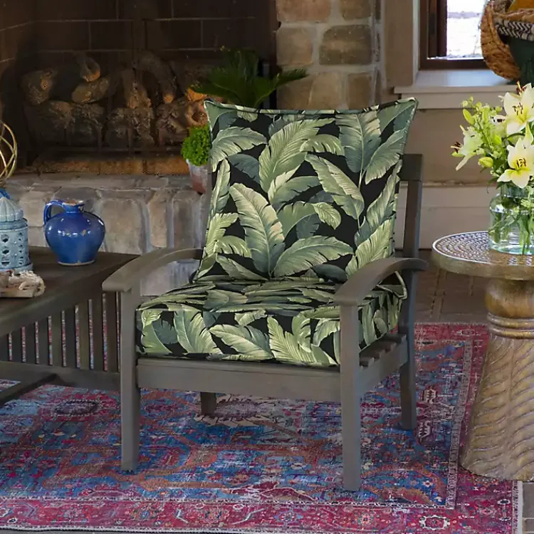 Kirklands Home Outdoor Cushions & Pillows|Onyx Cebu 2-pc. Outdoor Deep Seat Cushion