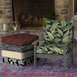 Kirklands Home Outdoor Cushions & Pillows|Onyx Cebu 2-pc. Outdoor Deep Seat Cushion