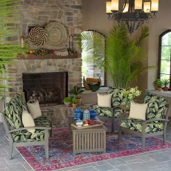 Kirklands Home Outdoor Cushions & Pillows|Onyx Cebu 2-pc. Outdoor Deep Seat Cushion