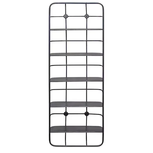 Kirklands Home Shelves|Onyx Squared Iron Grid Wall Shelves