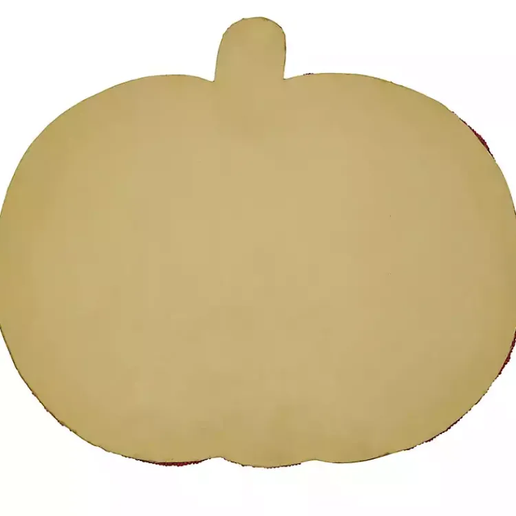 Kirklands Home Table Linens|Orange Beaded Pumpkin Harvest Placemats, Set of 4