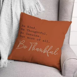 New But Most Of All Be Thankful Pillow Fall