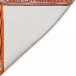 Kirklands Home Outdoor Rugs|Coral Indoor/Outdoor Runner, 1x4 Orange