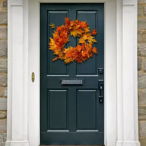 Best Maple Leaf Fall Foliage Wreath Wreaths