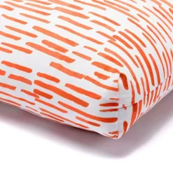 Kirklands Home Outdoor Cushions & Pillows|Patterned Outdoor Bench Cushion Orange