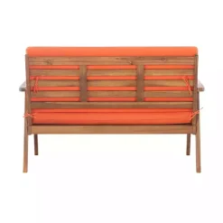 Kirklands Home Outdoor Sets|4-pc. Acacia Wood Outdoor Living Set Orange