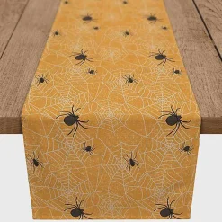Sale Spiderwebs Halloween Table Runner, 90 in. Halloween