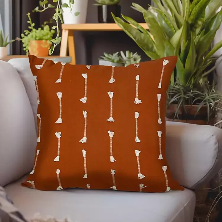 Sale Woven Lines Pillow Pillows