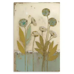 Kirklands Home Canvas Art|Orbloom Floral Encaustic Canvas Art Print Multi