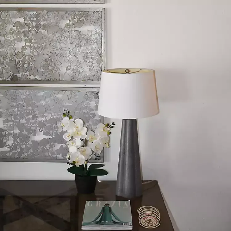 Clearance Orchid Arrangement in Black Decorative Pot Arrangements & Greenery