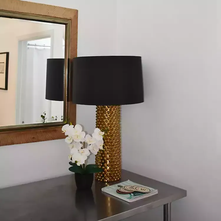 Clearance Orchid Arrangement in Black Decorative Pot Arrangements & Greenery