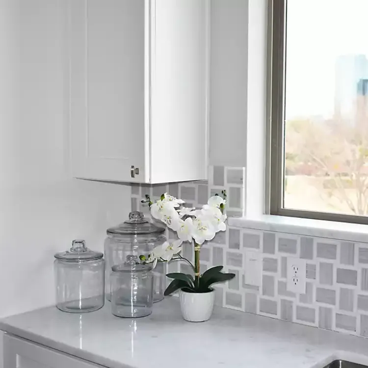 Orchid Arrangement in Decorative Pot Arrangements & Greenery