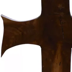 Kirklands Home Wall Plaques|Organic Shape Cross Wall Plaque, 20 in. Brown