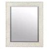 Kirklands Home Framed Mirrors|Ornate Distressed Cream Mirror, 29x35