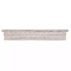Kirklands Home Shelves|Ornate Farmhouse Wooden Wall Shelf, 36 in.