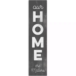 Kirklands Home Garden Decor|Our Home Personalized Porch Board Black