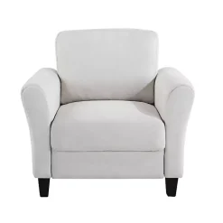 Kirklands Home Accent Chairs|Oyster Walter Accent Chair Ivory