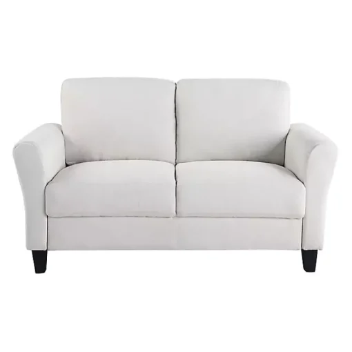 Kirklands Home Sofas & Loveseats|Oyster Walter Loveseat Ivory