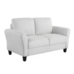 Kirklands Home Sofas & Loveseats|Oyster Walter Loveseat Ivory