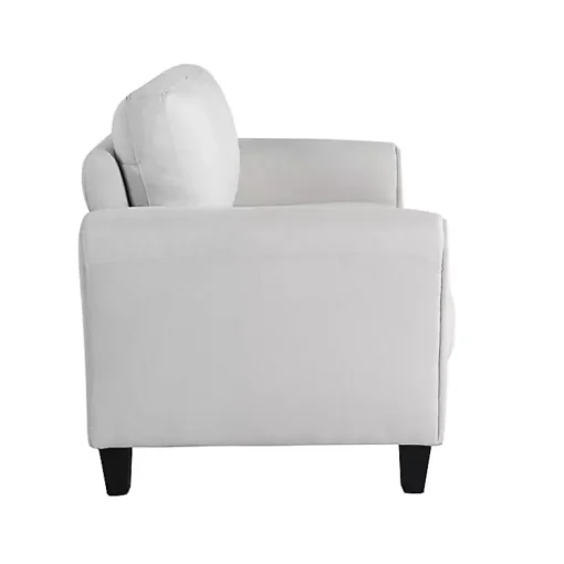 Kirklands Home Sofas & Loveseats|Oyster Walter Loveseat Ivory