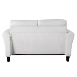 Kirklands Home Sofas & Loveseats|Oyster Walter Loveseat Ivory