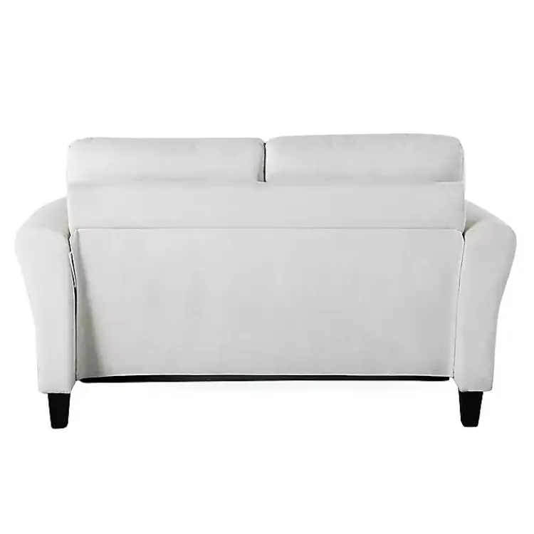 Kirklands Home Sofas & Loveseats|Oyster Walter Loveseat Ivory