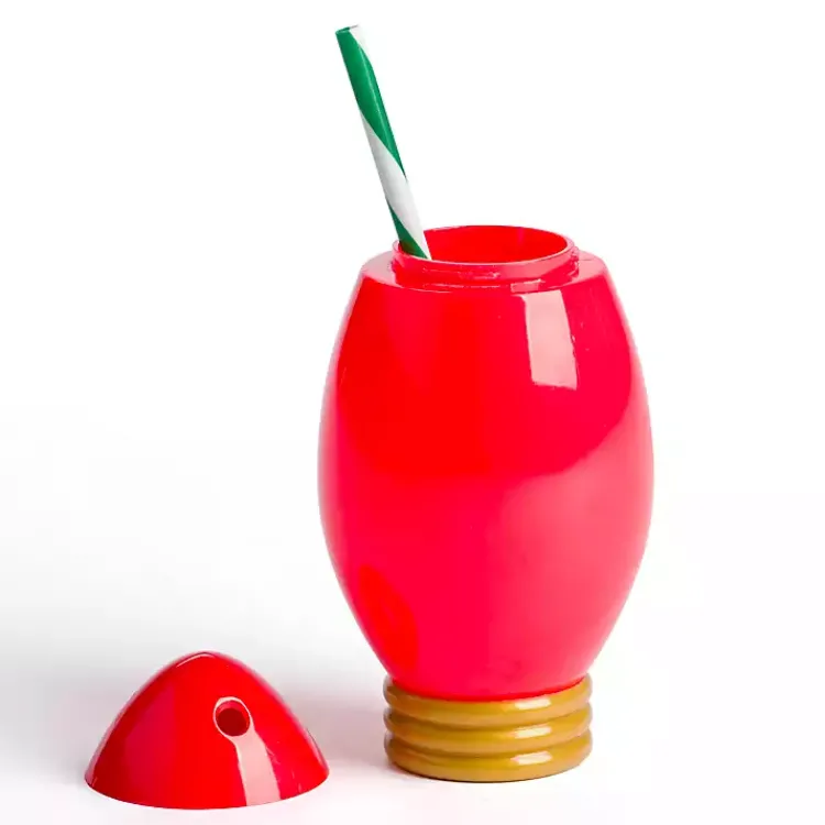 Kirklands Home Glassware & Drinkware|Packed Party Holiday Light Sipper Red