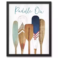 Kirklands Home Canvas Art|Paddle On Framed Canvas Art Print Multi
