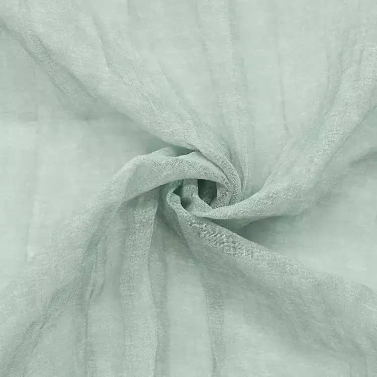 Kirklands Home Curtains & Drapes|Pale Thyme Paloma Curtain Panel, 63 in. Blue