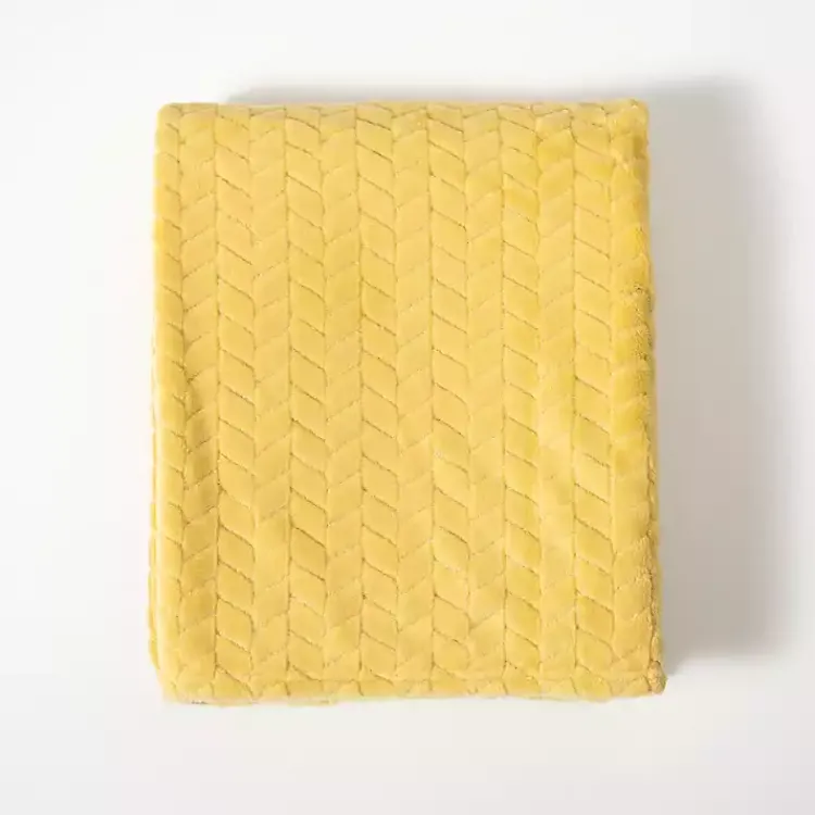Best Pale Heavenly Herringbone Plush Throw Blankets & Throws