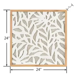 Kirklands Home Wall Plaques|Palm Leaf I Shadowbox Wall Plaque