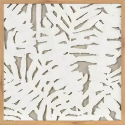 Kirklands Home Wall Plaques|Palm Leaf II Shadowbox Wall Plaque