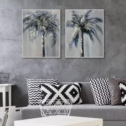 Kirklands Home Canvas Art|Palm Magic Framed Canvas Art Prints, Set of 2