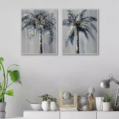 Kirklands Home Canvas Art|Palm Magic Framed Canvas Art Prints, Set of 2