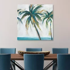 Kirklands Home Canvas Art|Palms I Canvas Art Print, 35x35 in.