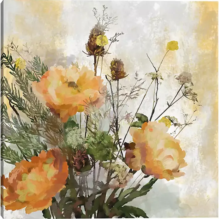 Kirklands Home Canvas Art|Pandora Canvas Art Print, 30x30 in. Orange