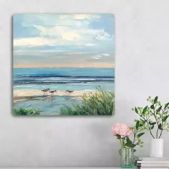 Kirklands Home Canvas Art|Paradise Beach Canvas Art Print, 20x20 in. Blue