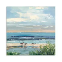 Kirklands Home Canvas Art|Paradise Beach Canvas Art Print, 40x40 in. Blue