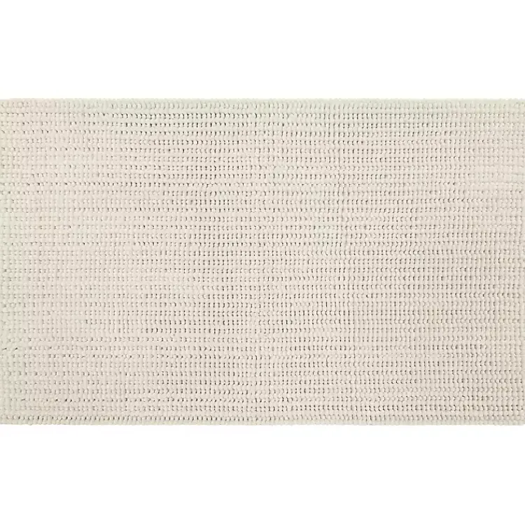 Kirklands Home Bathroom Rugs|Parchment Memory Foam Chenille Bath Mat, 45 in. Tan