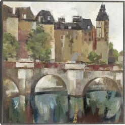 Kirklands Home Canvas Art|Paris Late Summer Framed Canvas Art Print Multi