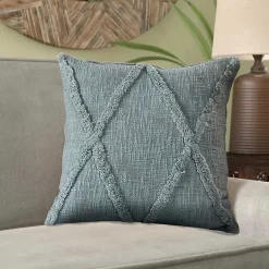 Pastel Tufted Diamond Pillow, 18 in. Pillows