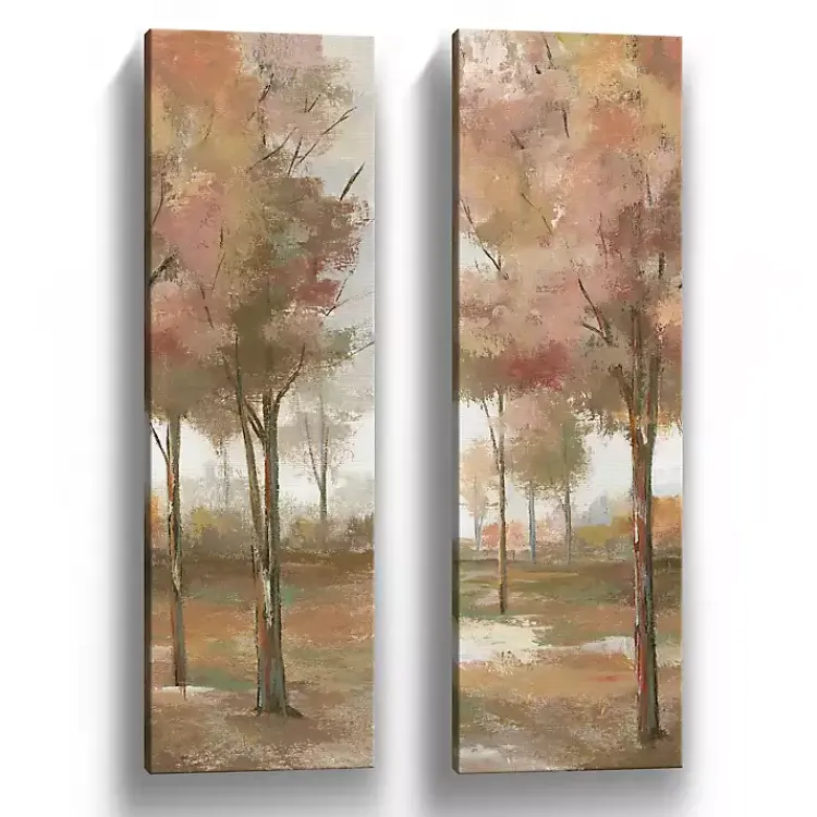 Kirklands Home Canvas Art|Pastel Meadow Canvas Art Prints, Set of 2 Brown