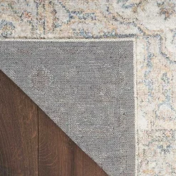 Kirklands Home Area Rugs|Pastel Medallion Washable Area Rug, 5x7 Gray