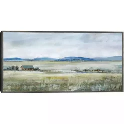 Kirklands Home Canvas Art|Patterson's Farm Framed Canvas Art Print Green