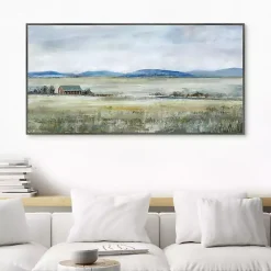 Kirklands Home Canvas Art|Patterson's Farm Framed Canvas Art Print Green