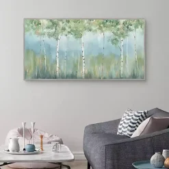 Kirklands Home Canvas Art|Peaceful Oasis Framed Canvas Art Print Green