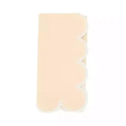 Kirklands Home Table Linens|Peach Scalloped Edge Napkins, Set of 4 Yellow