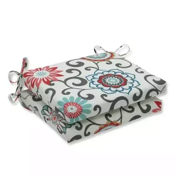 Kirklands Home Outdoor Cushions & Pillows|Peachtini Pom Pom Play Seat Cushions, Set of 2