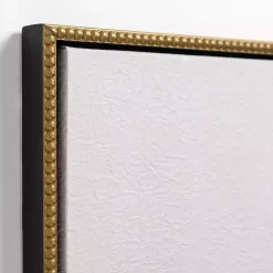 Kirklands Home Canvas Art|Peacock Sketch Framed Canvas Art Print White